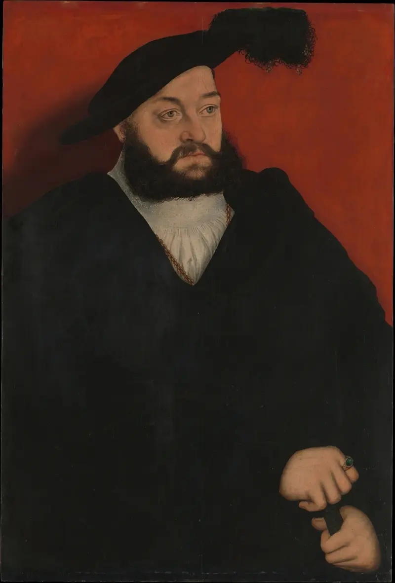 Johann (1498–1537), Duke of Saxony av Lucas Cranach the Elder