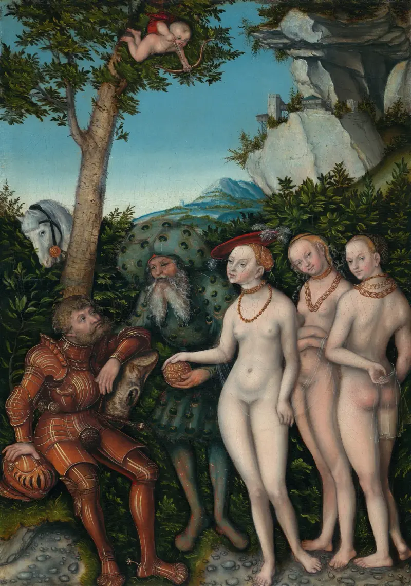 Paridův soud, 1530 – č. 1, Lucas Cranach the Elder