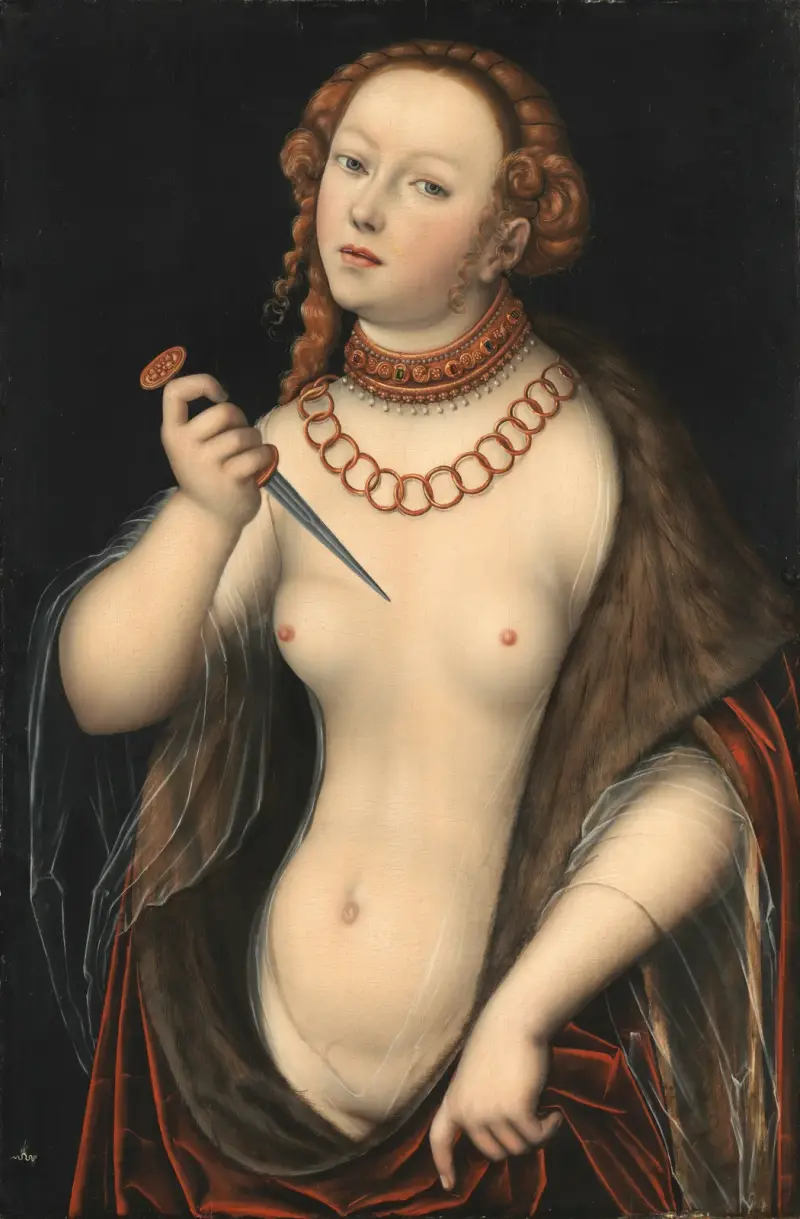 Lucretia, 1525, Lucas Cranach the Elder