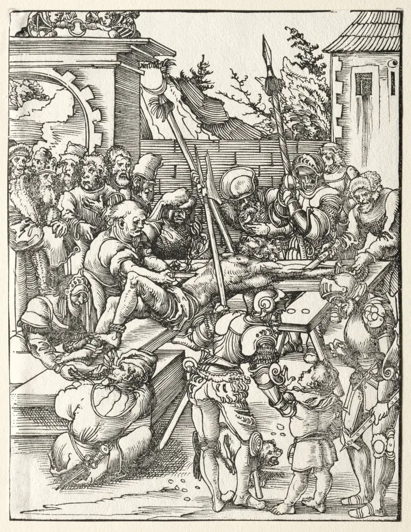 Martyrdom of St. Bartholomew av Lucas Cranach the Elder