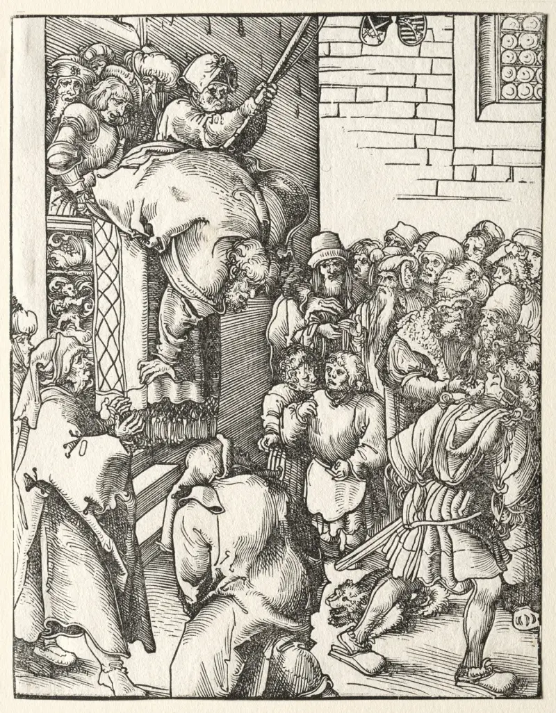 Martyrdom of St. James the Less av Lucas Cranach the Elder