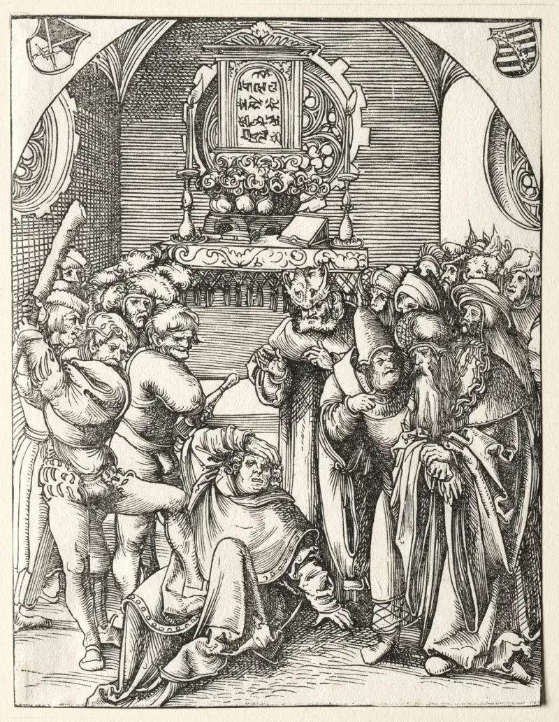 Martyrdom of St. Judas Thaddeus av Lucas Cranach the Elder
