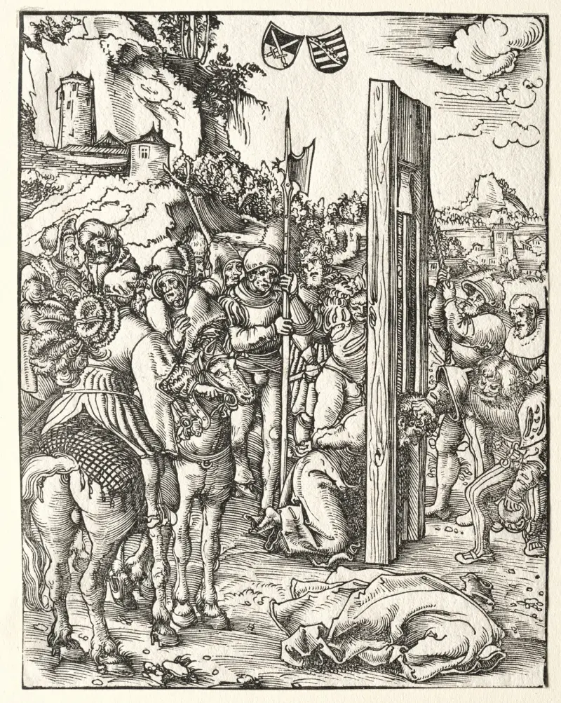 Martyrdom of St. Matthias av Lucas Cranach the Elder