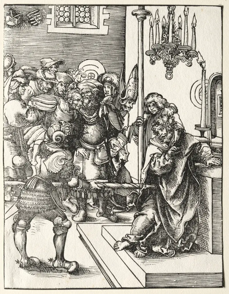 Martyrdom of St. Thomas av Lucas Cranach the Elder