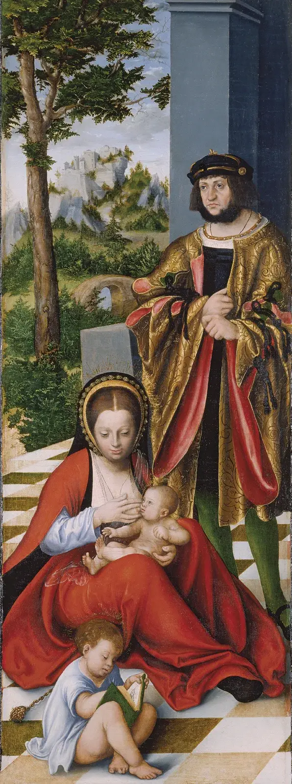 Maria Kleopas i Alfeusz (z rysami Fryderyka Mądrego) z dwoma synami, Lucas Cranach the Elder