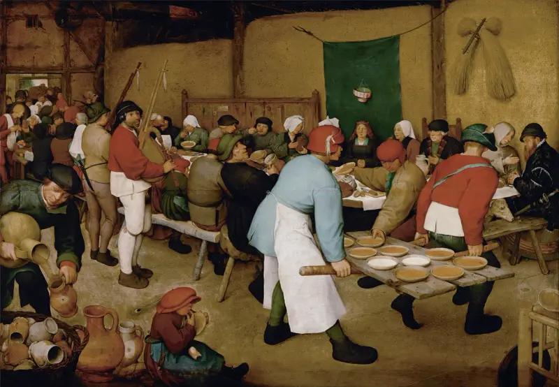 Bauernhochzeit von Pieter Bruegel The Elder