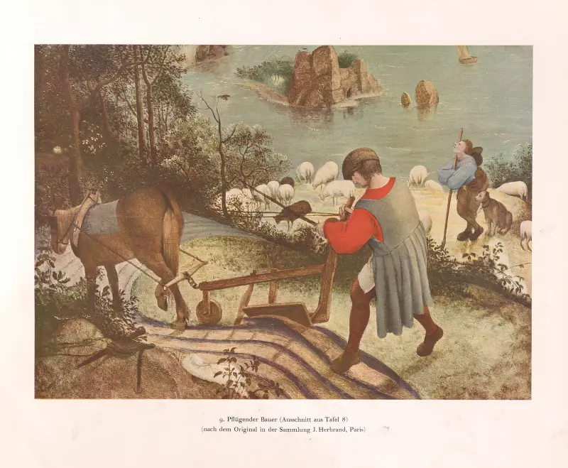 Oráč, Pieter Bruegel The Elder