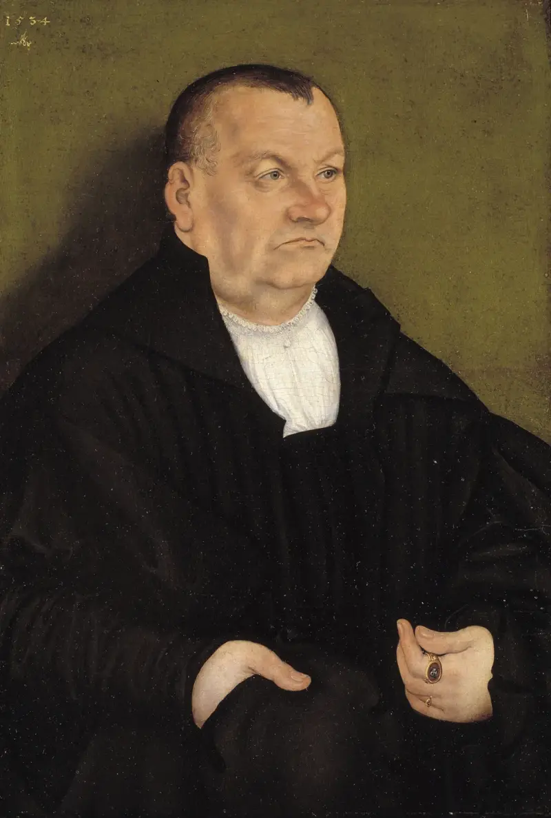 Portrait of a Man, 1534 av Lucas Cranach the Elder