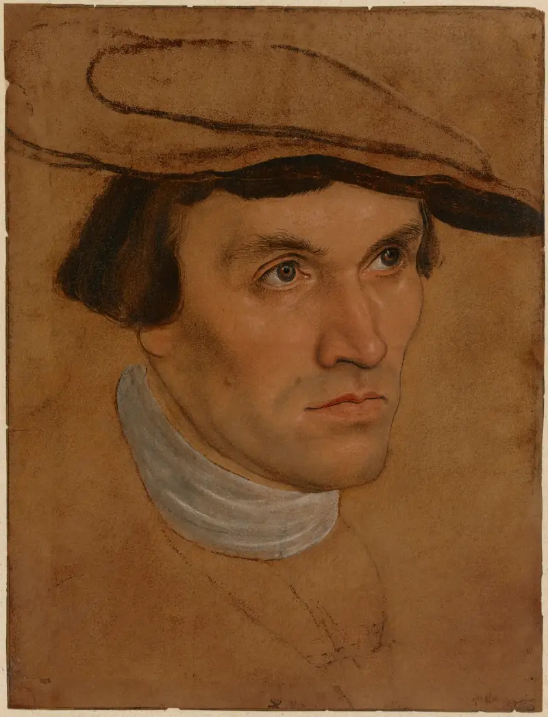 Portrait of a Man, 1530 av Lucas Cranach the Elder