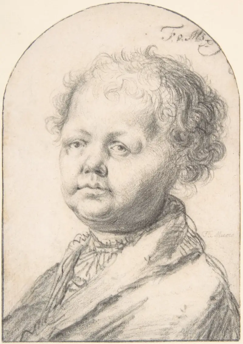 Portrait of a Young Boy av Frans van Mieris the Elder