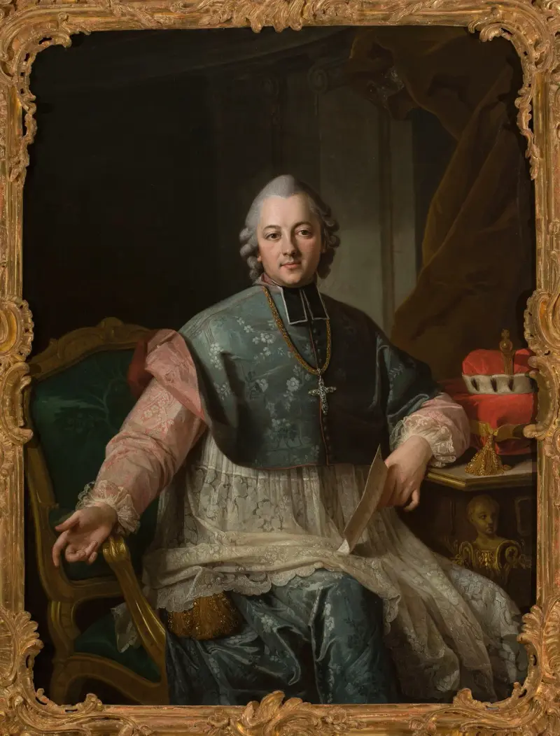 Portrait of Ignacy Krasicki av Per Krafft the Elder