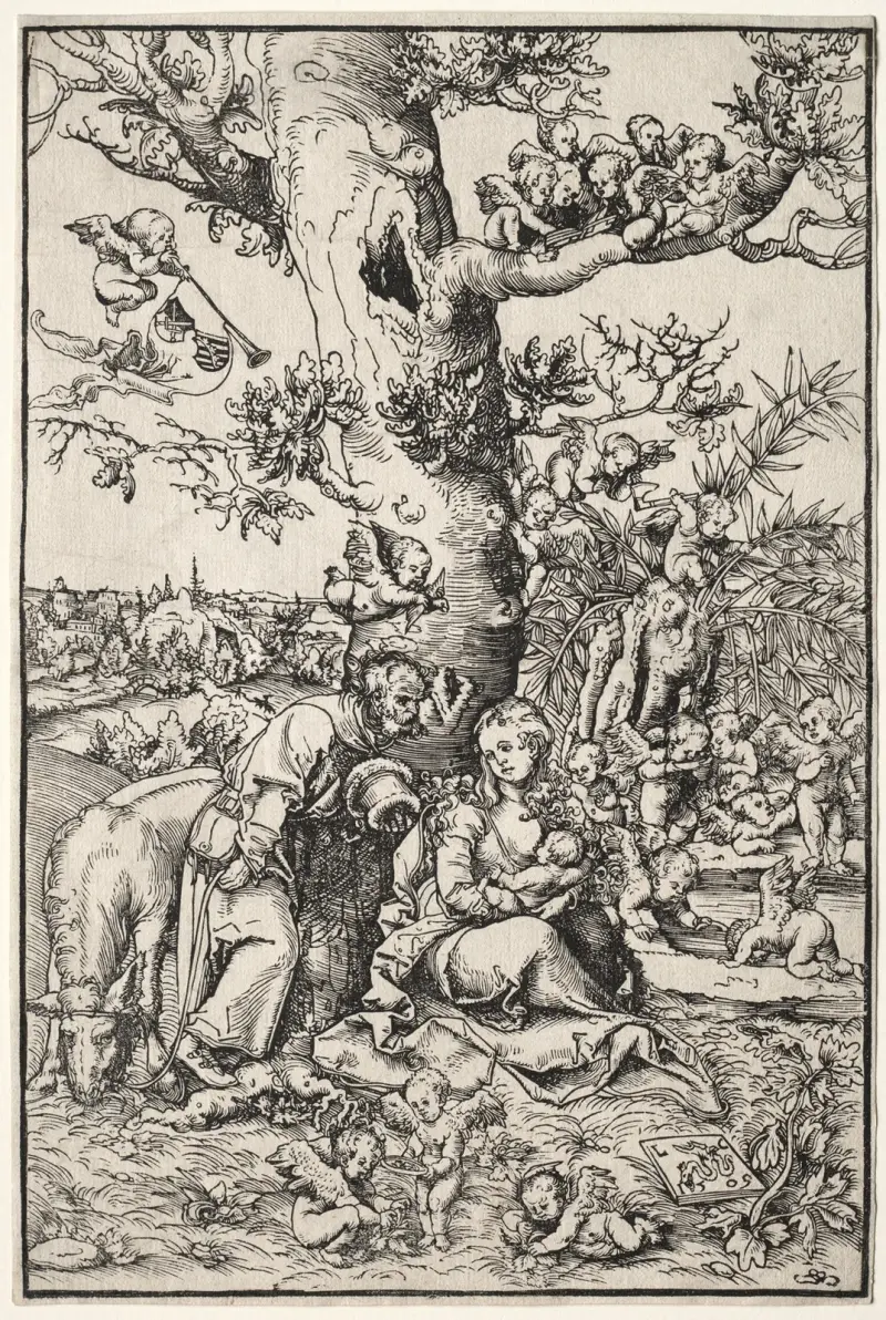 Odpočinek na útěku do Egypta, 1509 – č. 1, Lucas Cranach the Elder