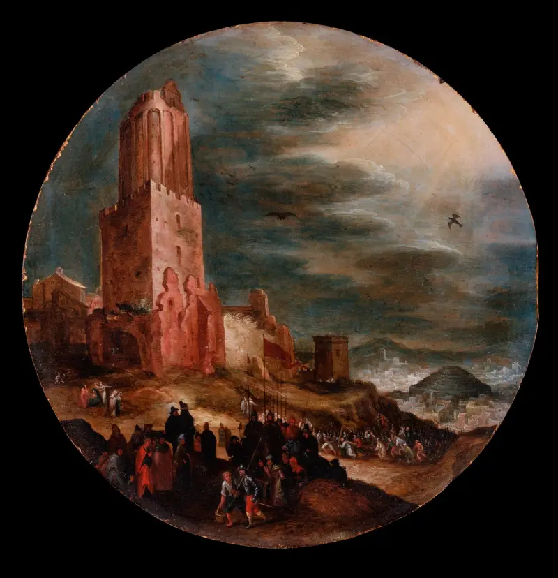 Vägen till Golgata av Jan Brueghel The Elder
