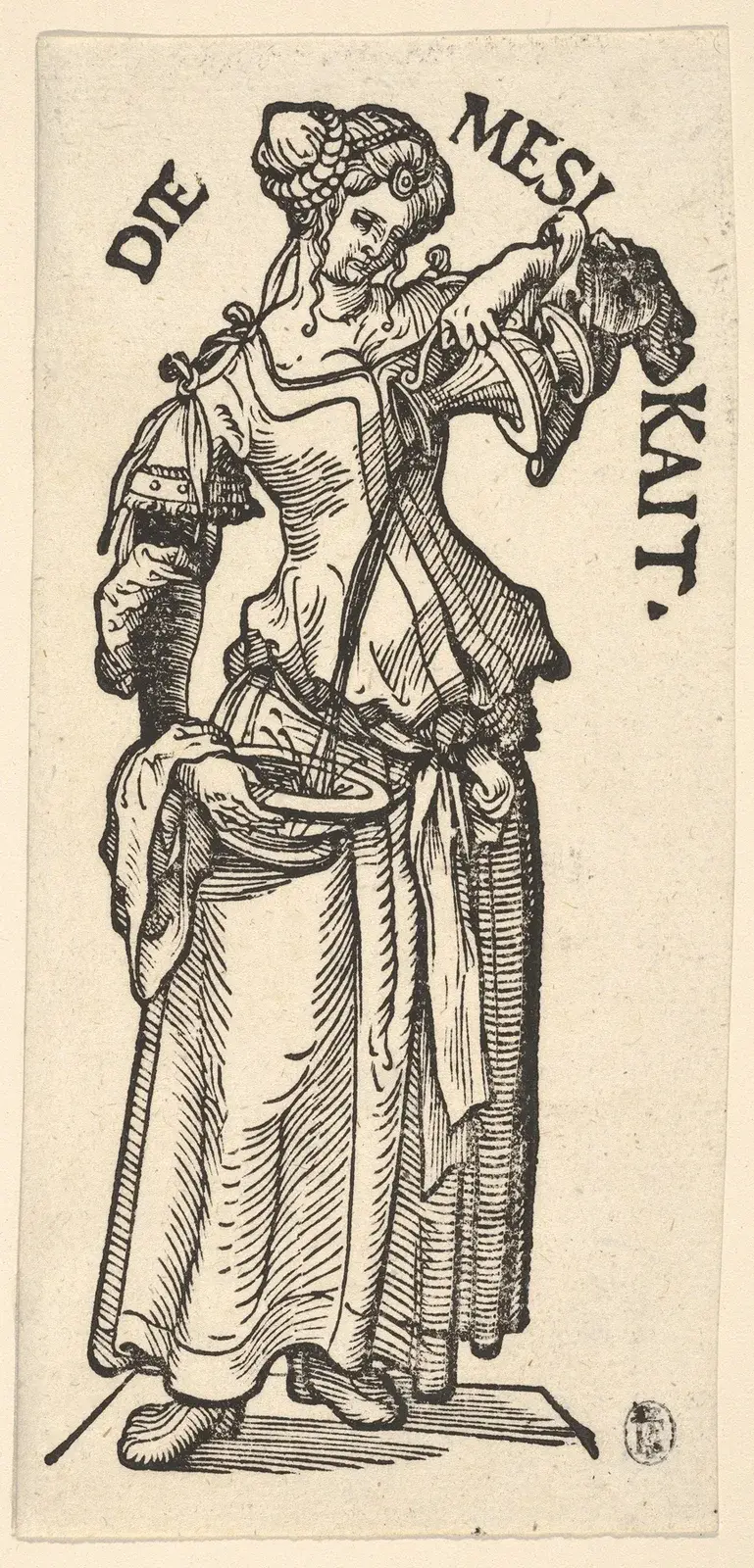 Temperantia (Die Mesikait) von Hans Burgkmair The Elder
