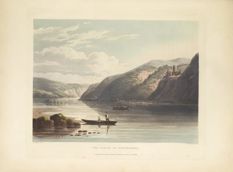 The Castle of Furstenberg av Christian Georg Schütz the elder
