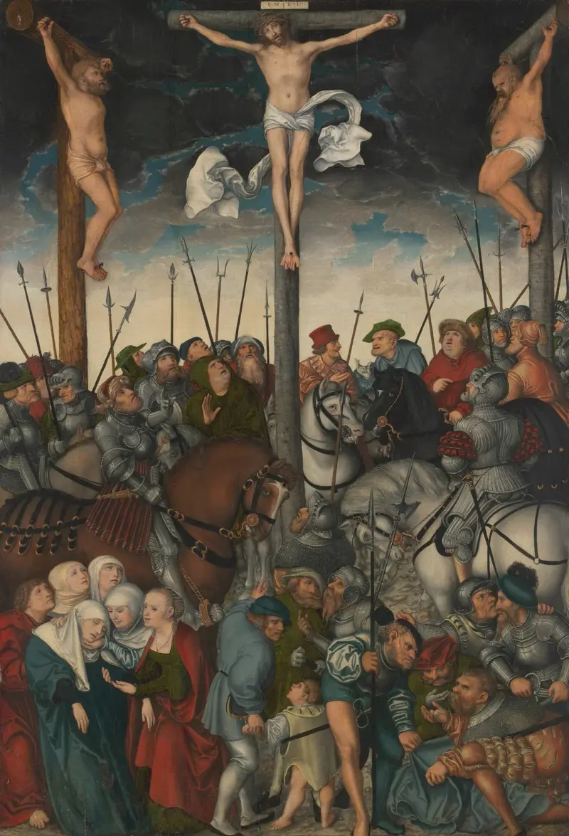 Ukřižování, 1538, Lucas Cranach the Elder