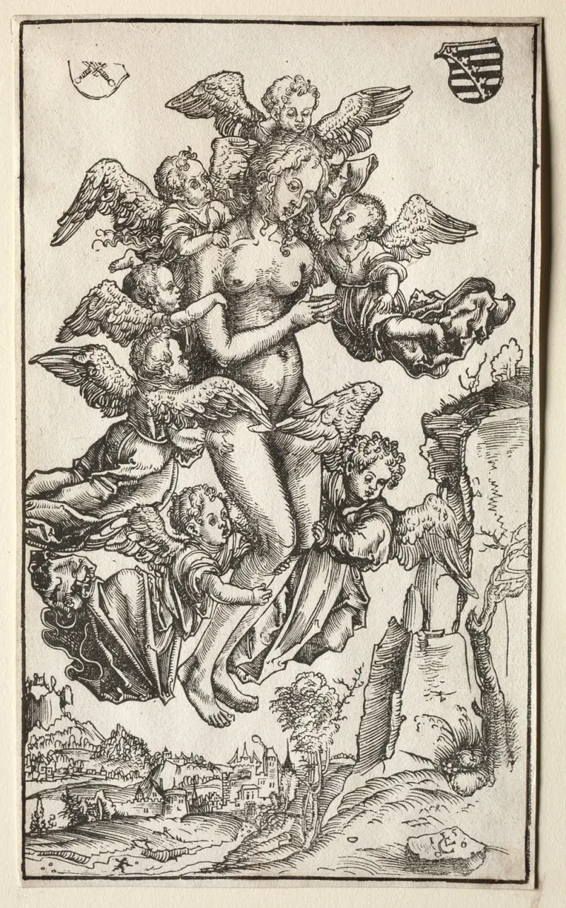 The Ecstasy of Saint Mary Magdalene av Lucas Cranach the Elder