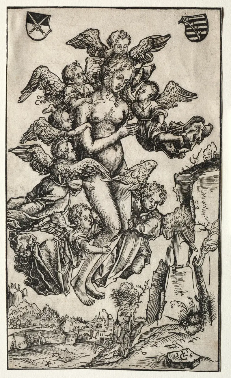 The Ecstasy of St. Mary Magdalene av Lucas Cranach the Elder