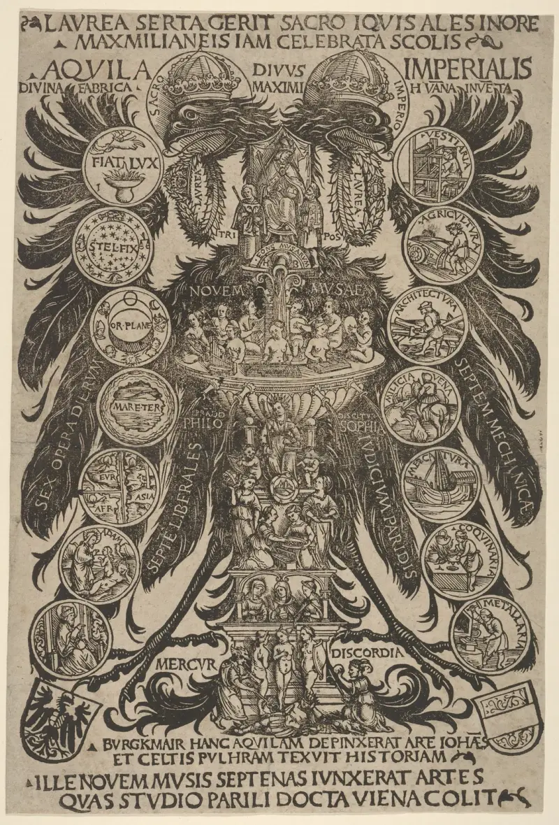 Der Kaiseradler (Aquila Imperialis) von Hans Burgkmair The Elder