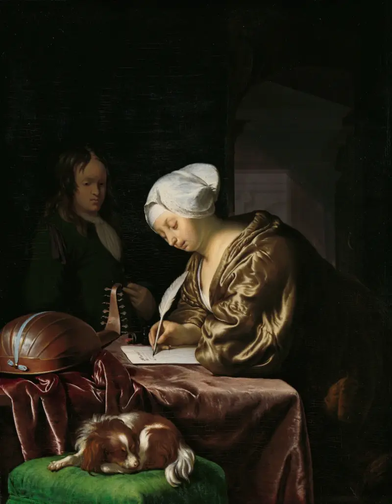 Der Briefschreiber von Frans van Mieris the Elder
