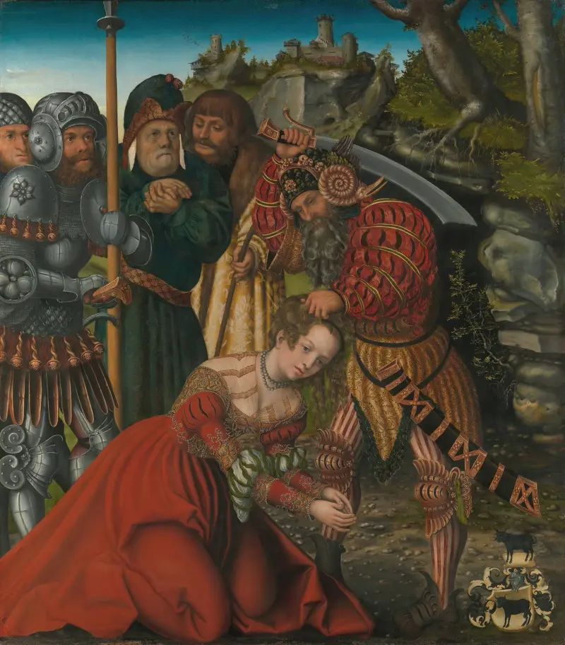 The Martyrdom of Saint Barbara av Lucas Cranach the Elder