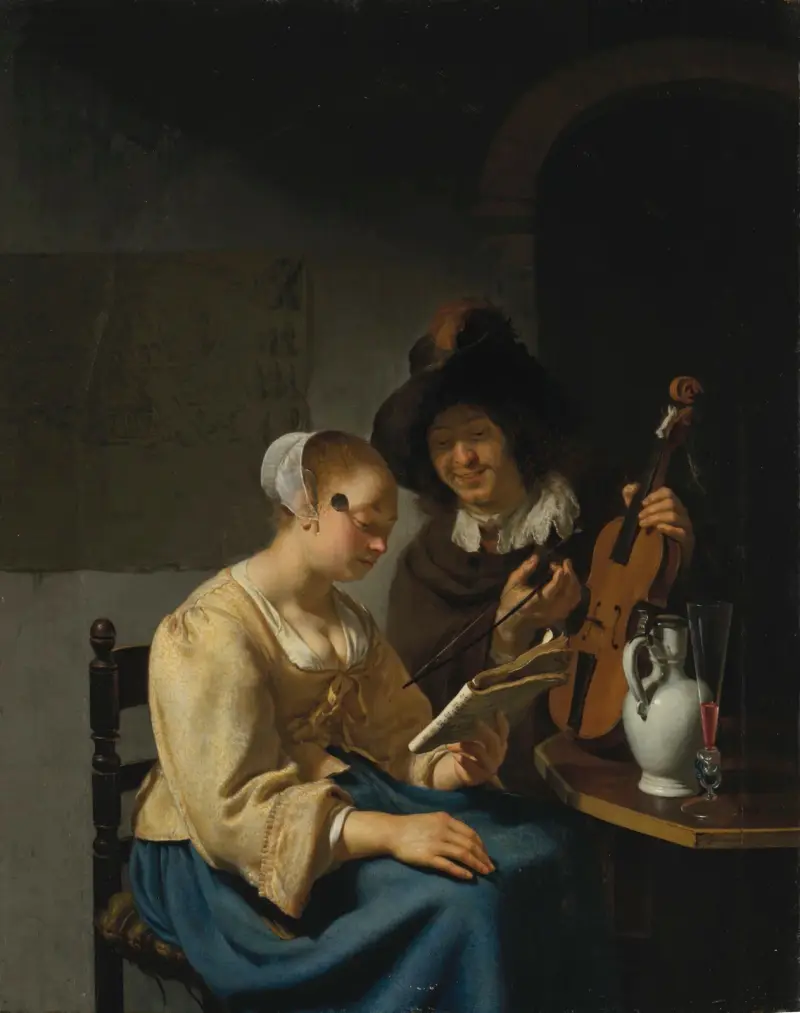 Hudební lekce, Frans van Mieris the Elder