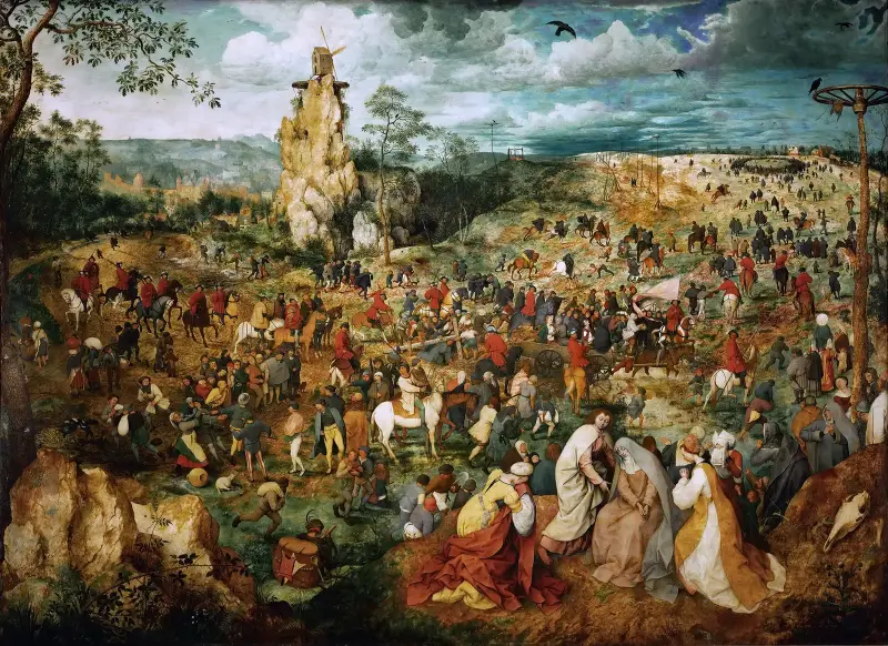 Die Kreuztragung Christi – Nr. 2 von Pieter Bruegel The Elder