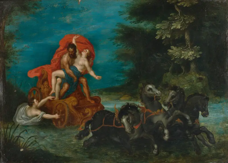 Proserpinas bortrövande av Jan Brueghel The Elder