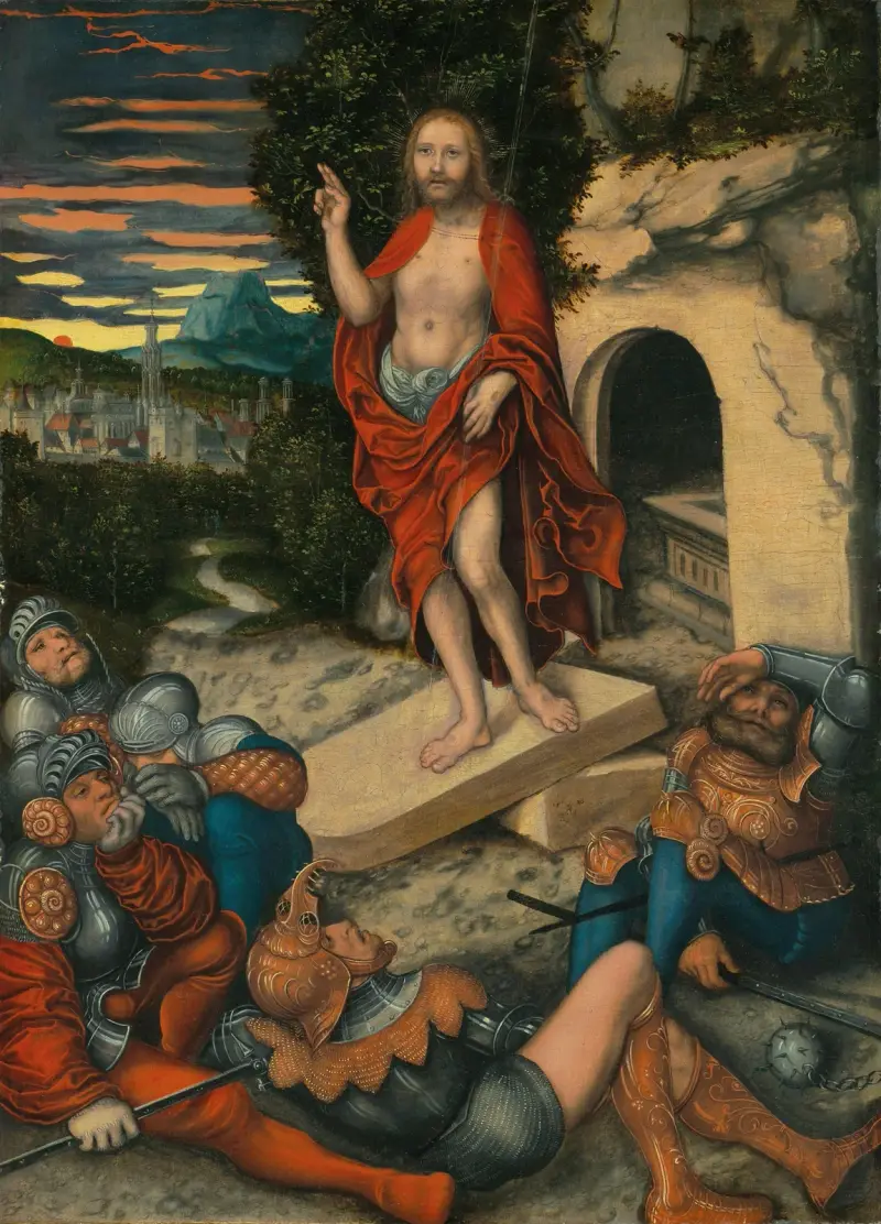 Die Auferstehung von Lucas Cranach the Elder
