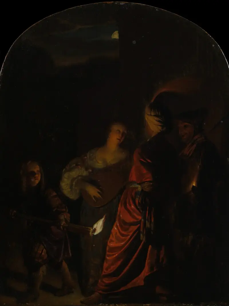 Serenáda, Frans van Mieris the Elder