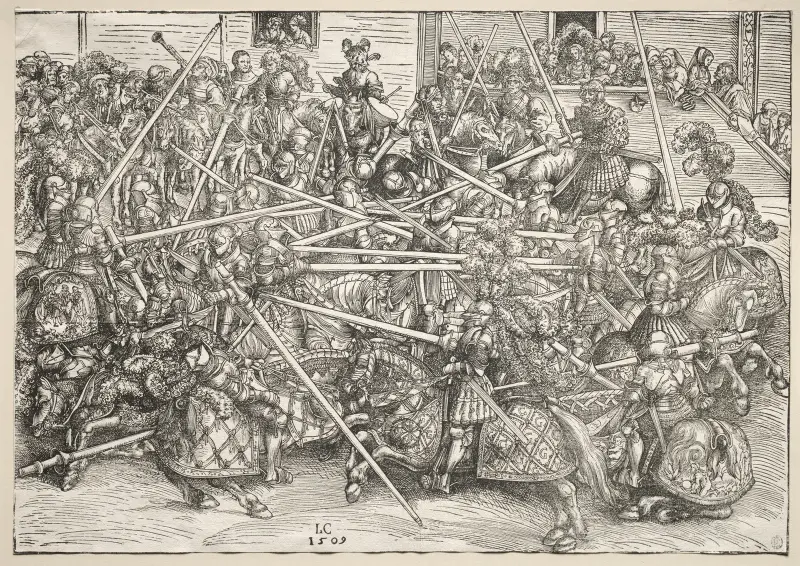Turnering med lanser, Lucas Cranach the Elder