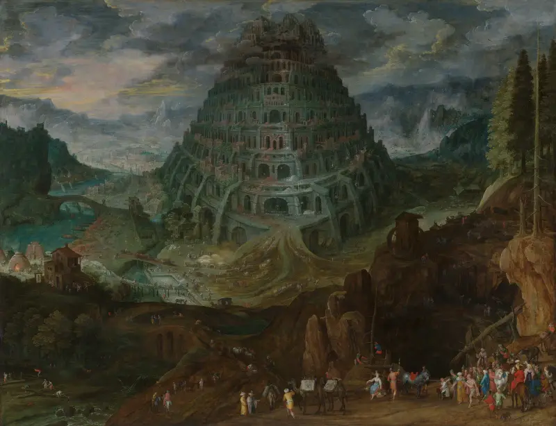 Wieża Babel, Jan Brueghel The Elder