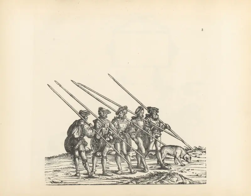The Triumphs of the Emperor Maximilian I Pl.08 av Hans Burgkmair The Elder