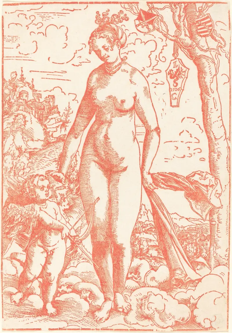 Venus und Amor, 1506 von Lucas Cranach the Elder