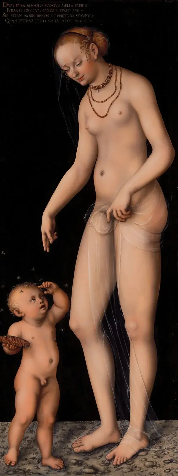 Venus with Cupid as the Honey Thief av Lucas Cranach the Elder