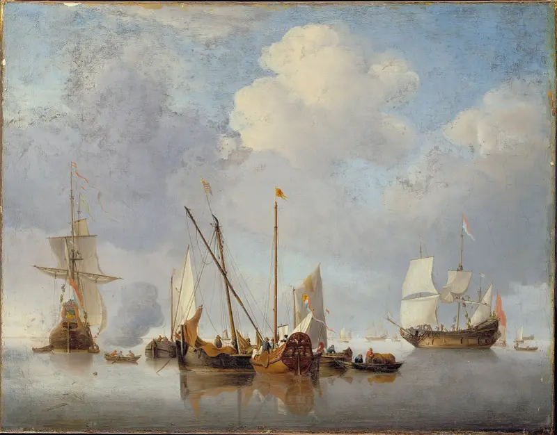 Klidné moře – Nr. 2, Willem van de Velde the Younger