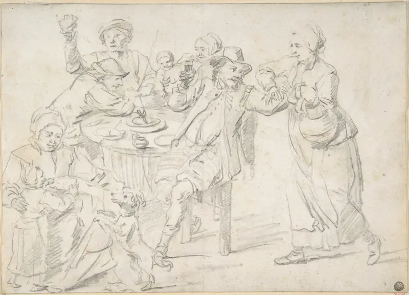 En familj som festar av David Teniers The Younger