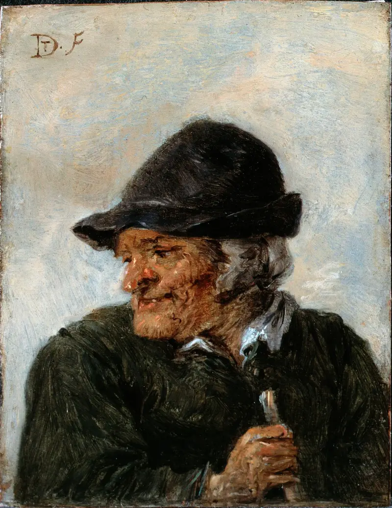 Ein Bauer von David Teniers The Younger