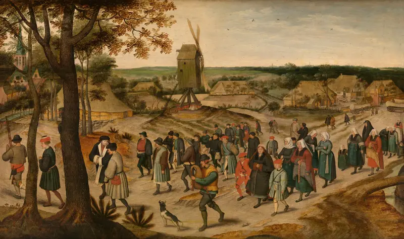 Svatební průvod, Pieter Brueghel The Younger
