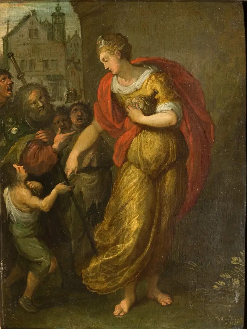 Allegori över generositet av Frans Francken the Younger