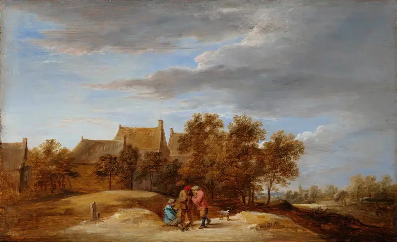 Przy drodze, David Teniers The Younger