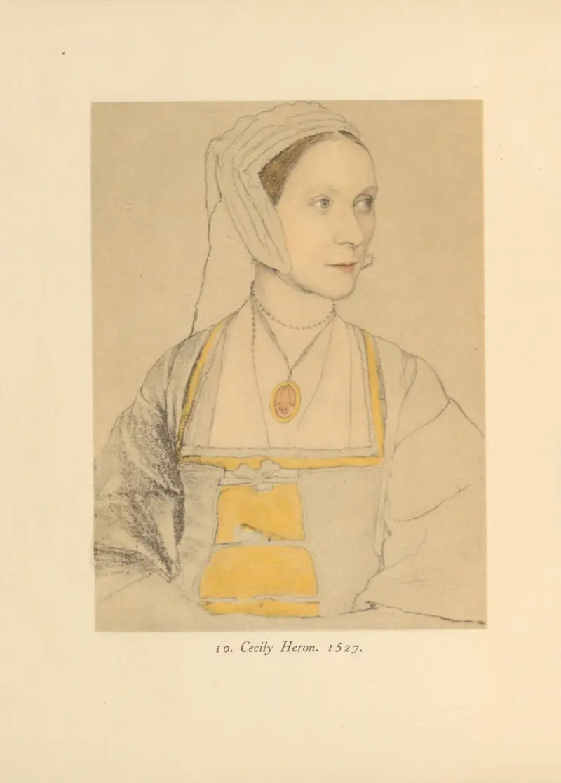 Cecily Heron von Hans Holbein The Younger