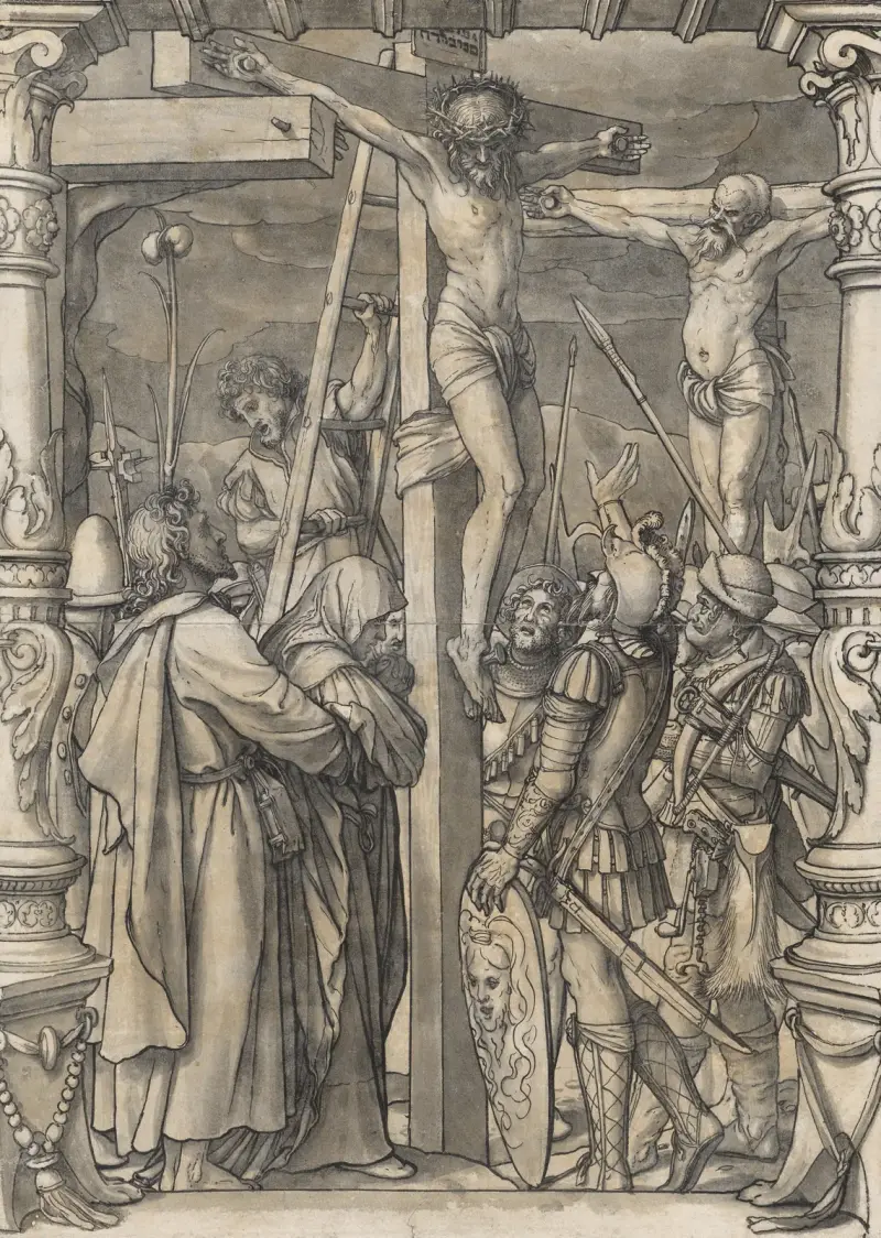 Kristus na kříži, Hans Holbein The Younger
