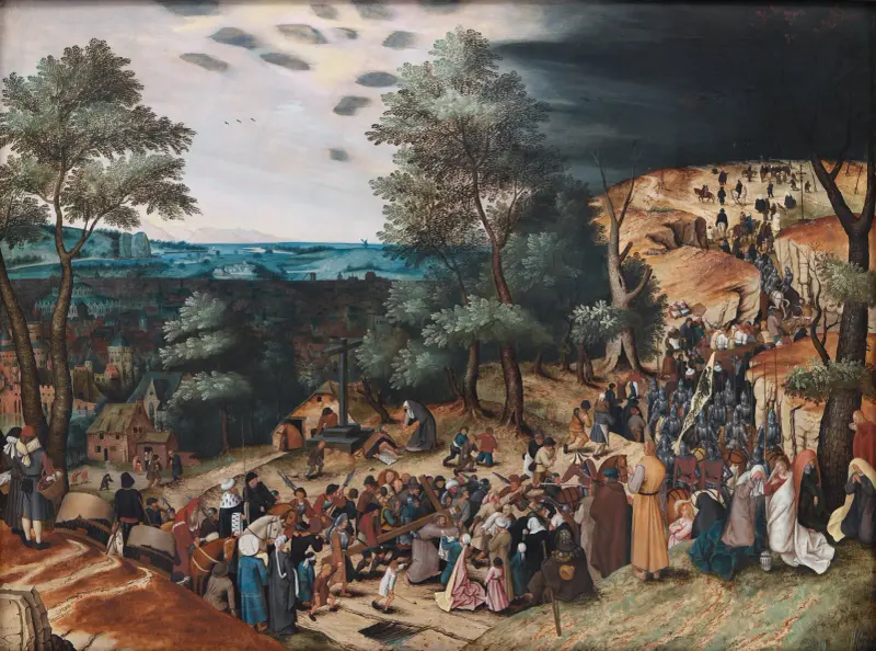 Kristus på väg till Golgata av Pieter Brueghel The Younger