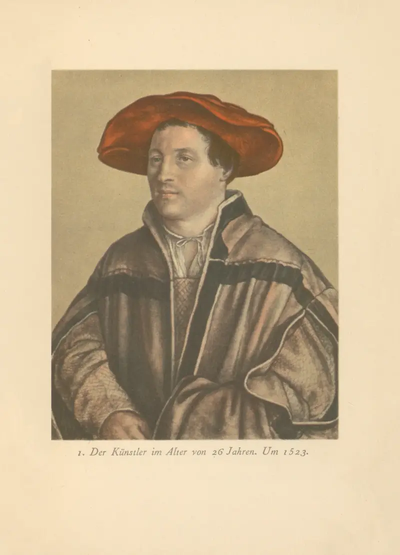 Der Künstler im Altervon 26 Jahren av Hans Holbein The Younger