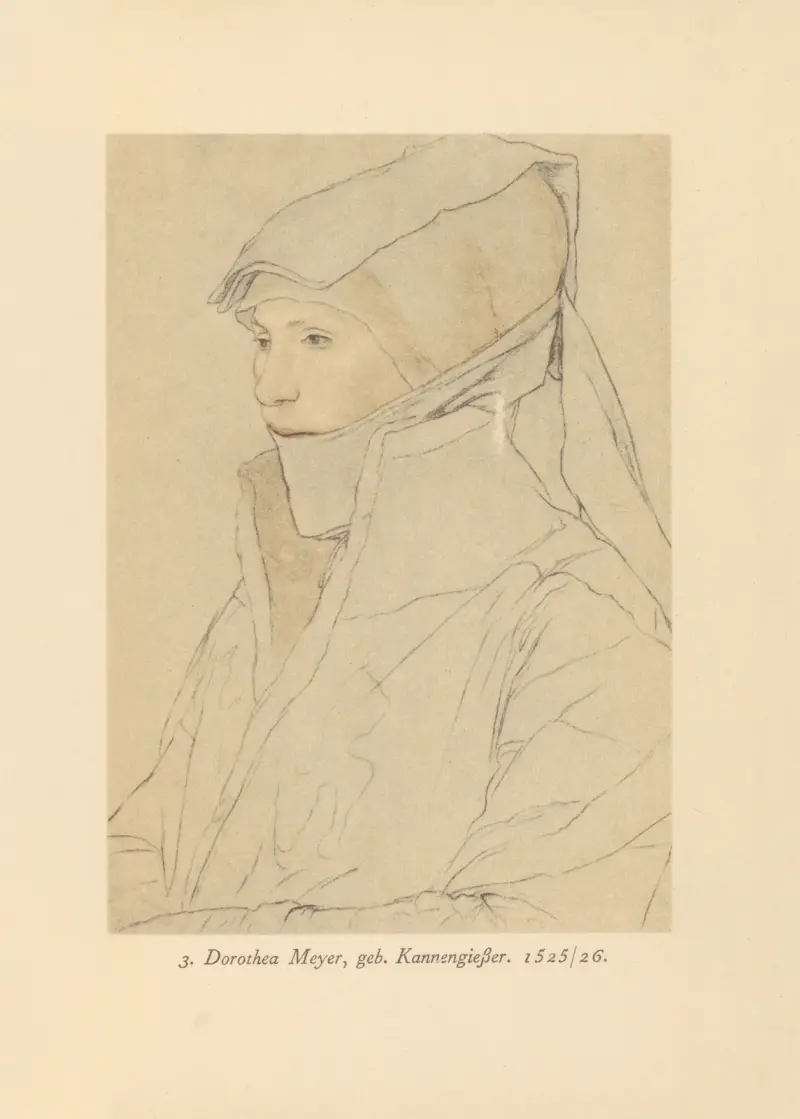 Dorothea Meyer, geb. Kannengießer av Hans Holbein The Younger
