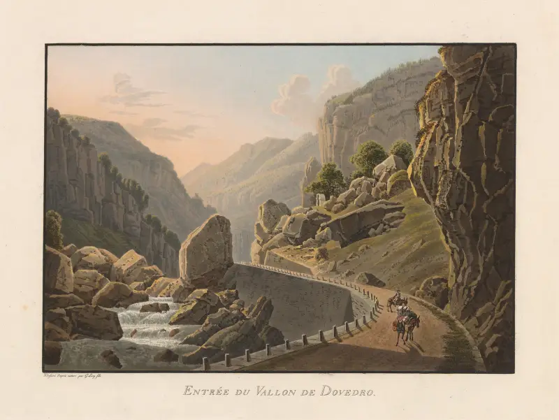 Entrée du Vallon de Dovedro av Gabriel Lory the Younger