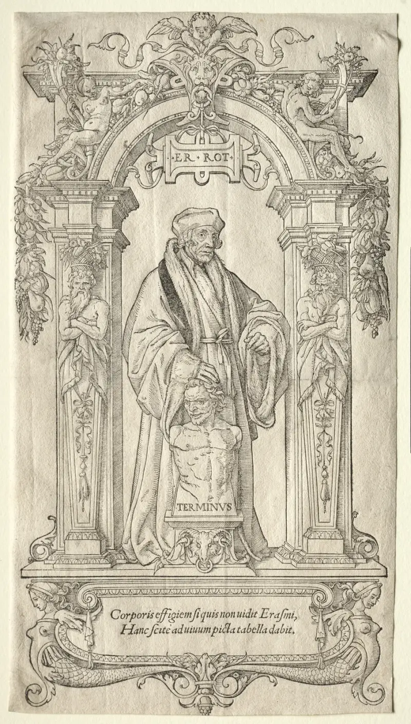 Erasmus of Rotterdam, 1520 av Hans Holbein The Younger