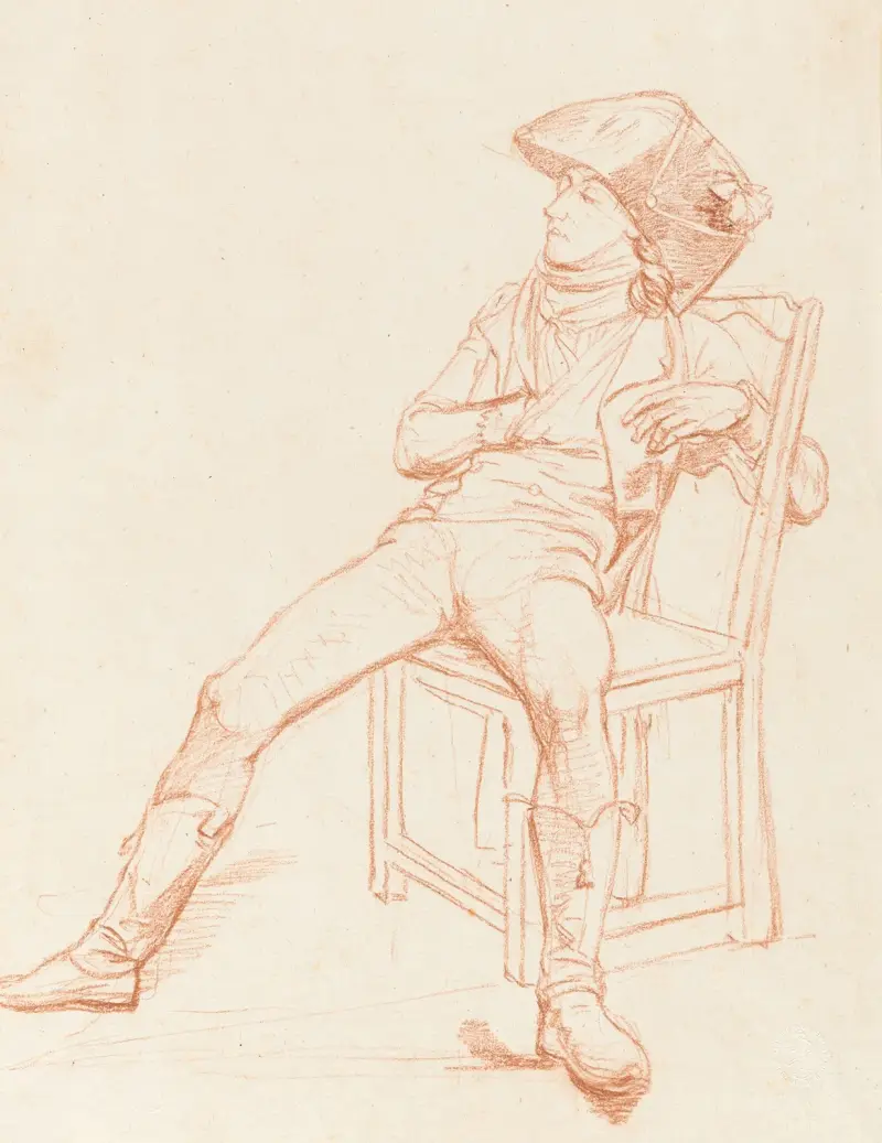 Fransk soldat av Gabriel Lory the Younger