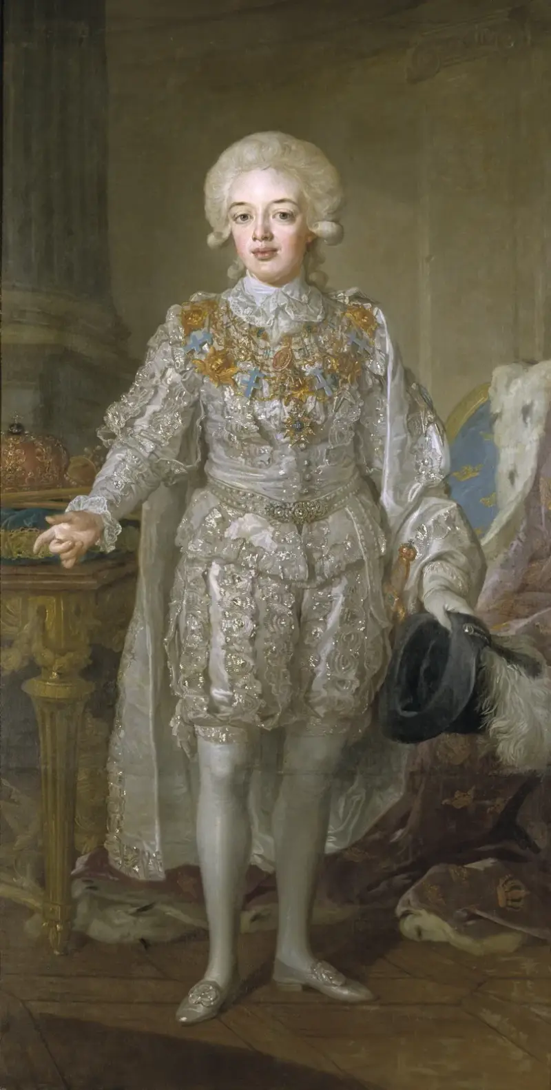 Gustav IV Adolf som barn av Lorens Pasch the Younger